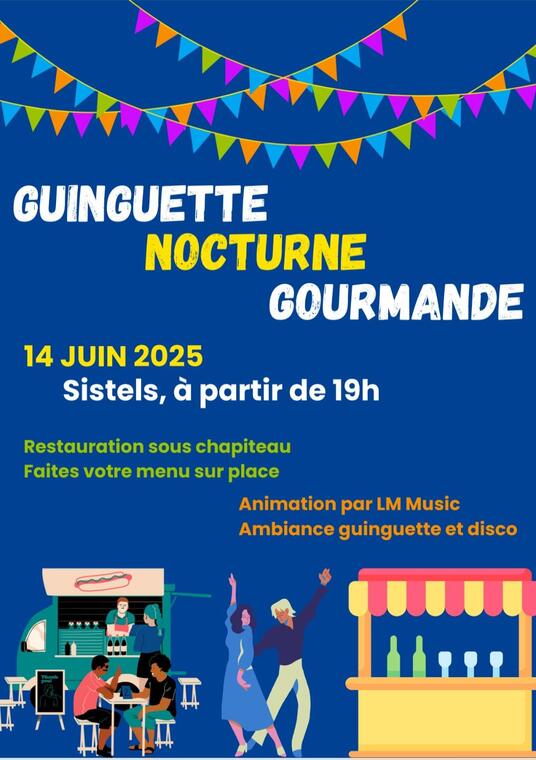 Guinguette nocturne gourmande_Sistels