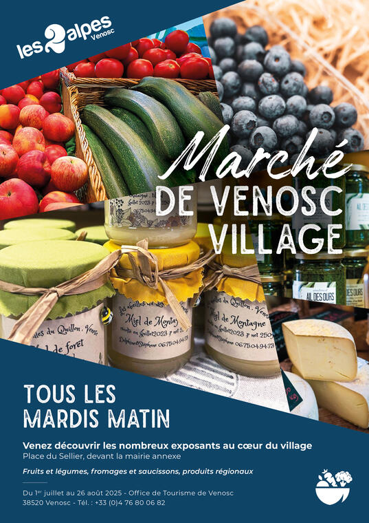 Marché primeur - Venosc Village_Venosc