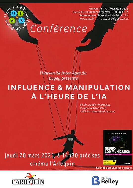 Conférence UIAB "Influence et Manipulation à l'heure de l'IA"_Belley