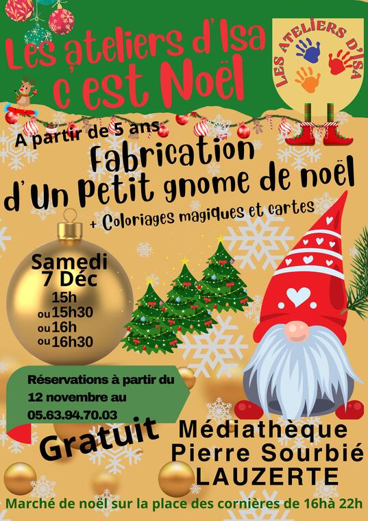 Les ateliers d'Isa "C'est Noël"_Lauzerte