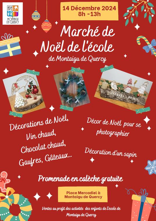 Marché de Noël de l'école_Montaigu-de-Quercy