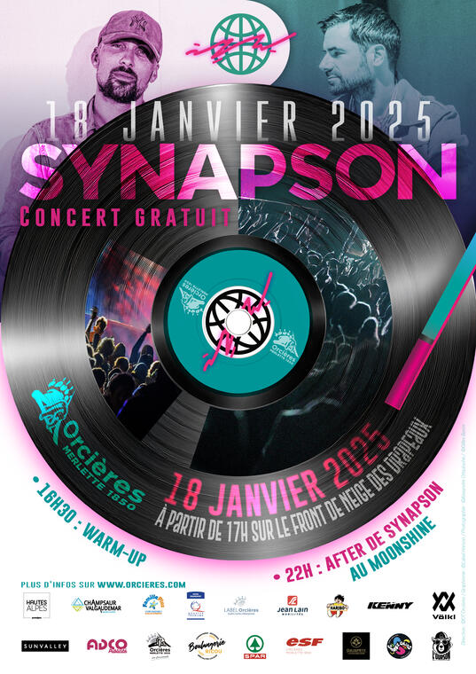 Synapson en concert à Orcières