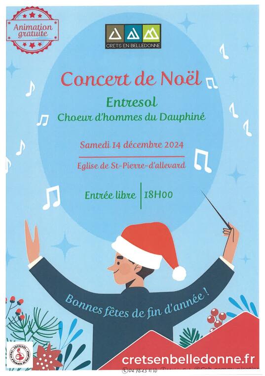 Concert de Noël - Eglise de Crêts en Belledonne