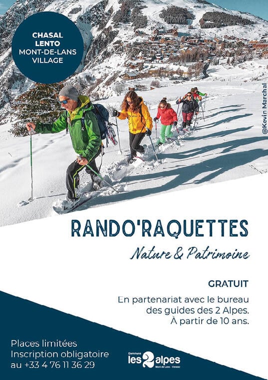 Rando'raquettes nature et patrimoine_Les Deux Alpes