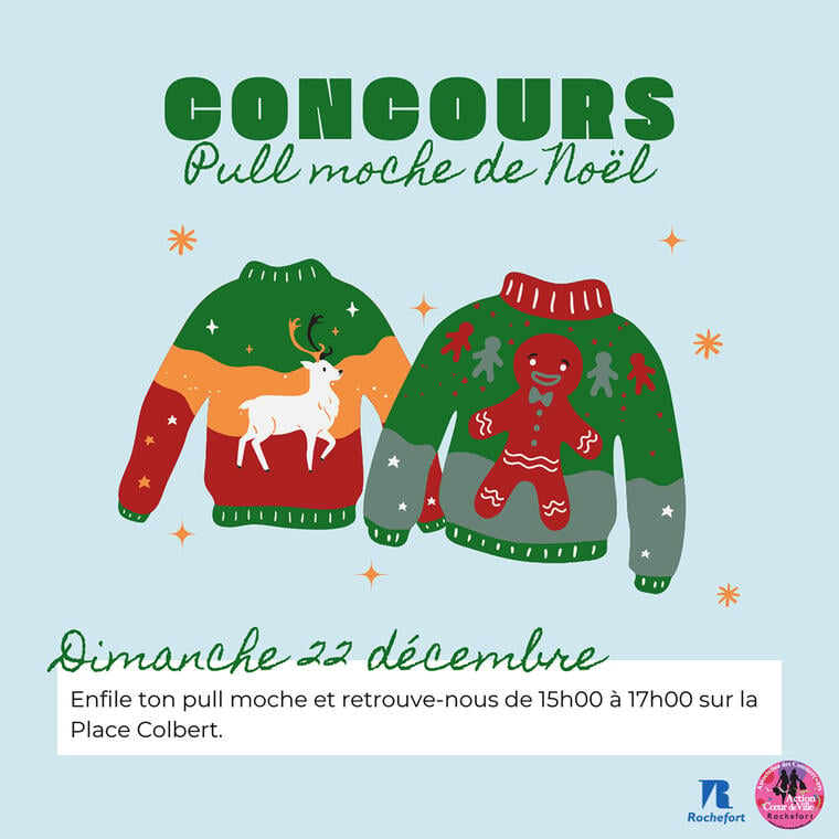 Concours du pull moche de noël_Rochefort