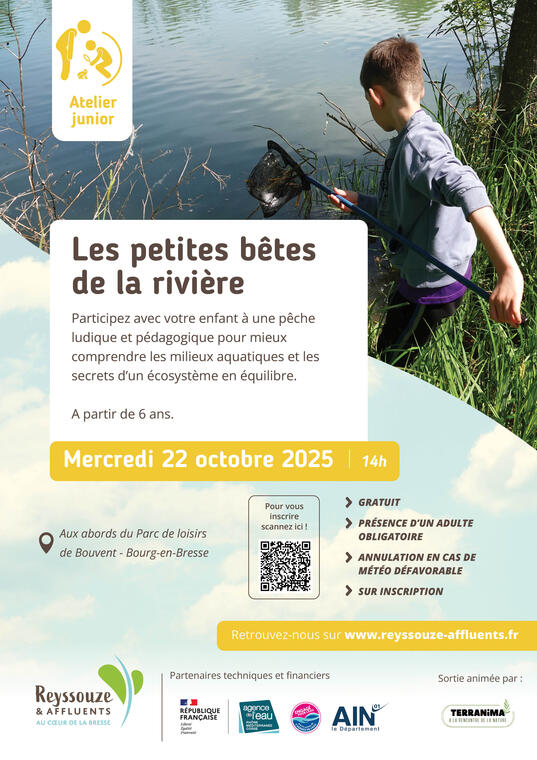 [Atelier junior] Les petites bêtes de la rivière_Bourg-en-Bresse