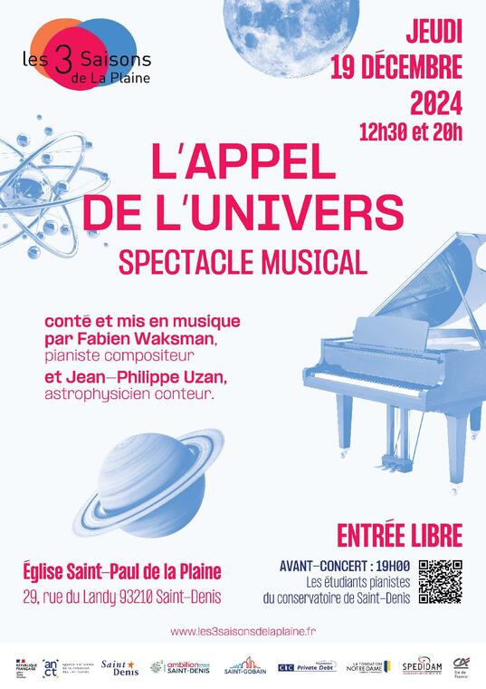 Spectacle musical "L'appel de l'Univers"