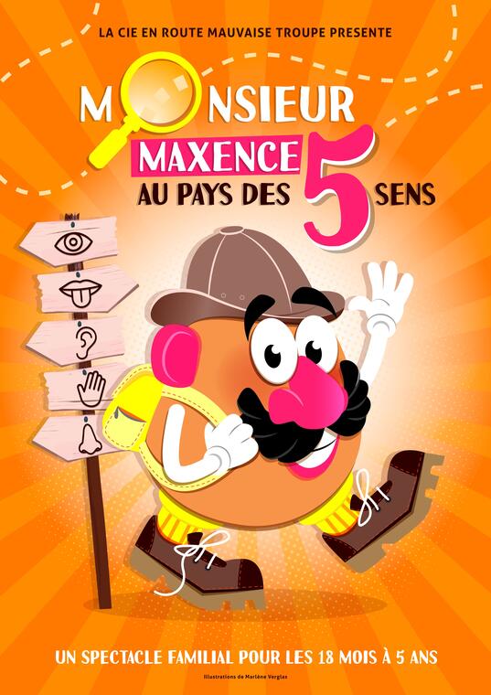 Mr Maxence au pays des 5 sens - spectacle enfant (1-3 ans)_Montbrison