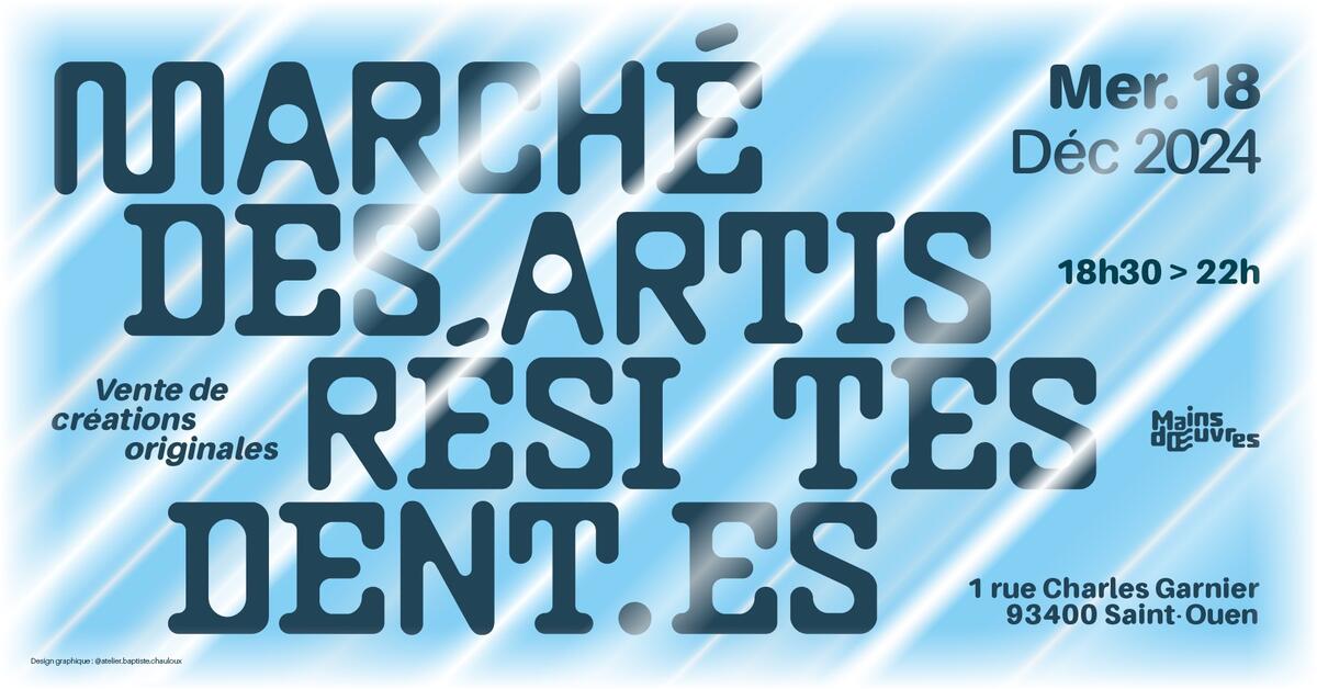 Marché de Noël des artistes résident.es