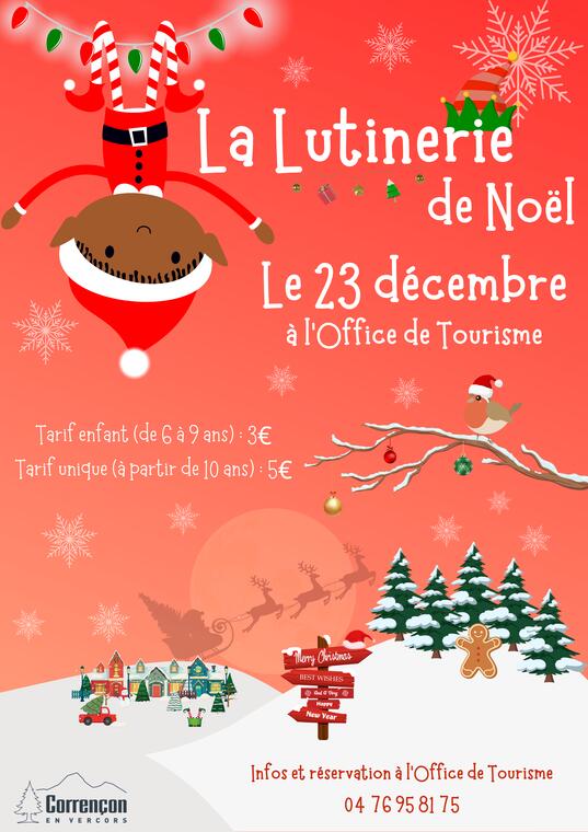 Affiche - La Lutinerie de Noël