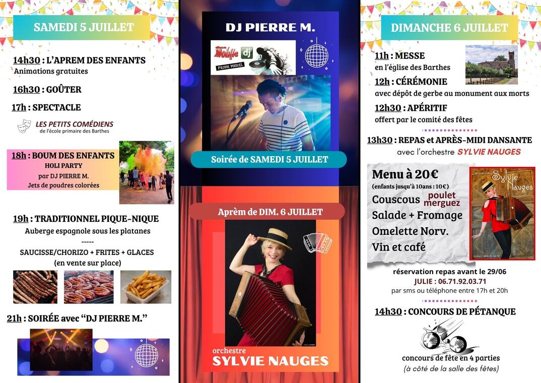 Fête de village Les Barthes_Les Barthes