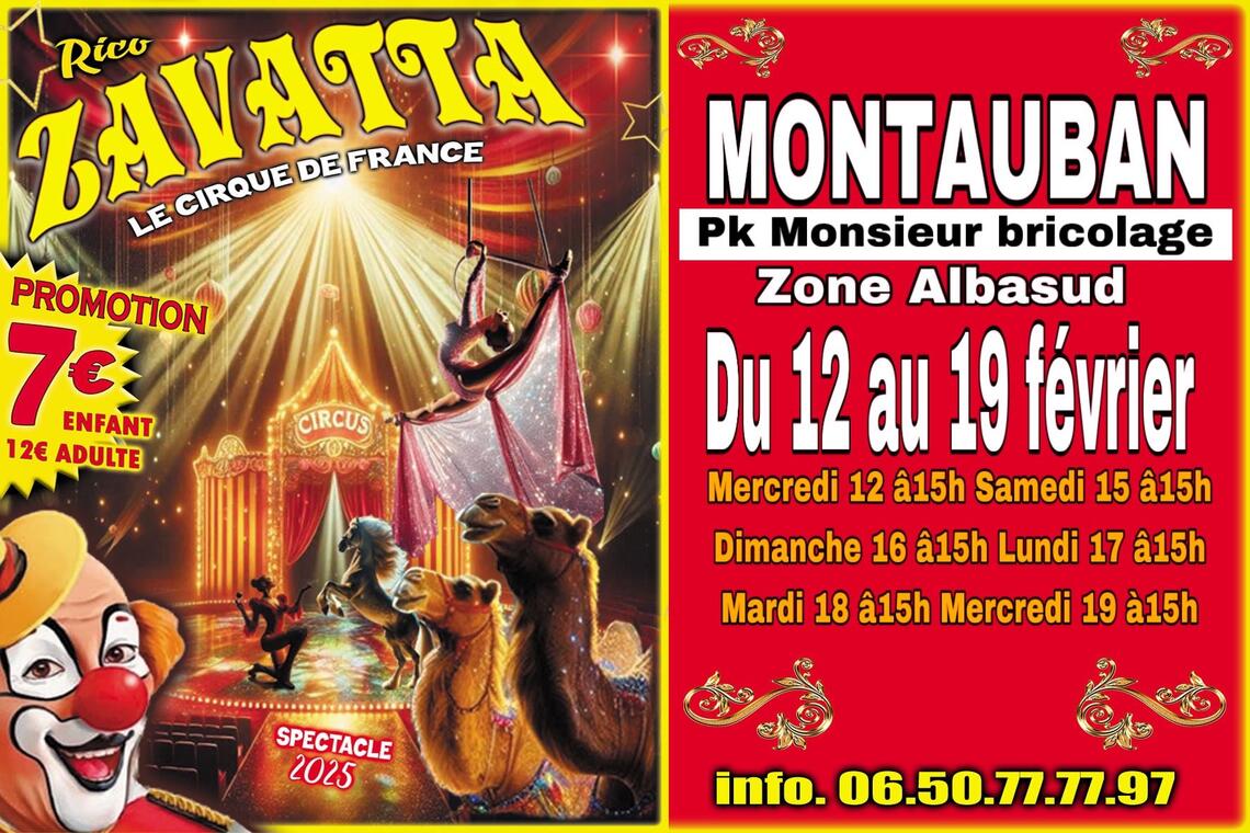 Spectacle - Cirque Zavatta_Montauban