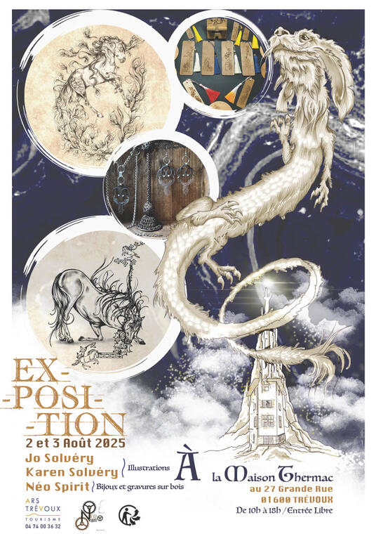 Exposition Illustrations, Bijoux et gravures sur bois