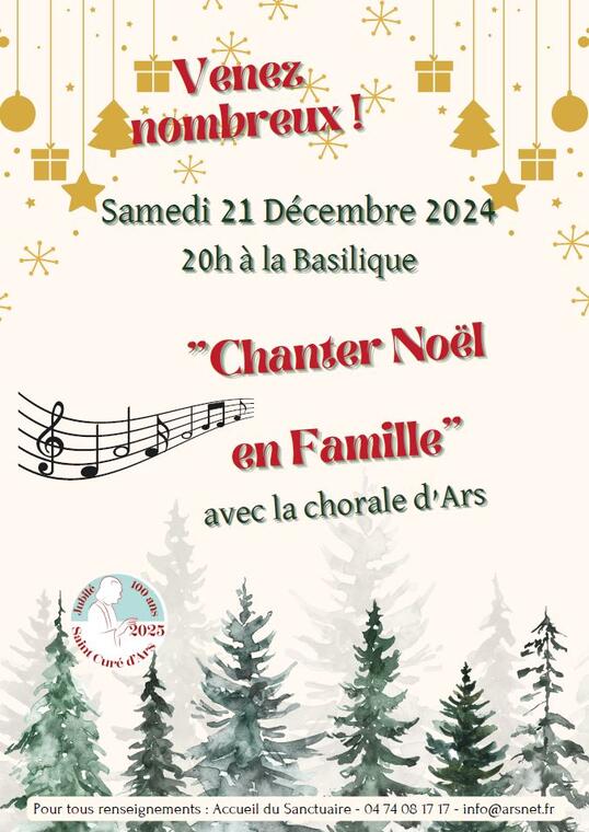 "Chanter Noël en famille" avec la chorale d'Ars_Ars-sur-Formans