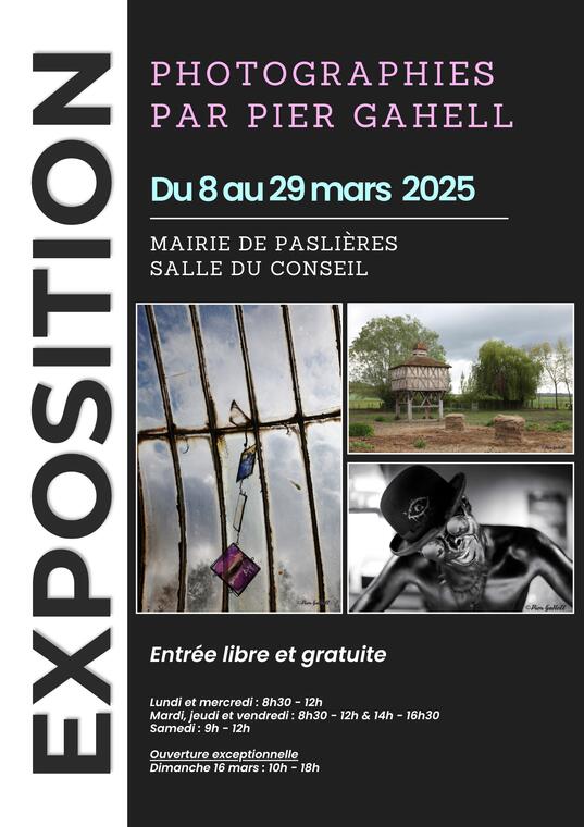 Affiche Expo Photo Paslières