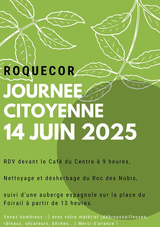 Journée citoyenne de Roquecor_Roquecor
