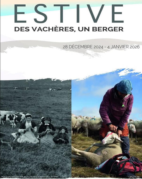 Estive. Des vachères, un berger, évolution des pratiques. - exposition_Usson-en-Forez