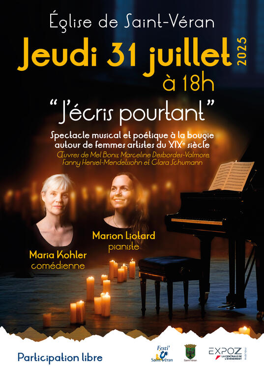 "J'écris pourtant" Spectacle musical et poétique à Saint-Véran_Saint-Véran