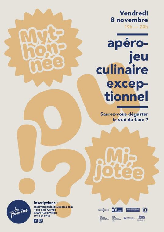 Jeu culinaire - Mythonnée ou Mijotée ?!_Aubervilliers