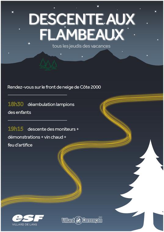 Descente aux flambeaux et aux lampions_Villard-de-Lans