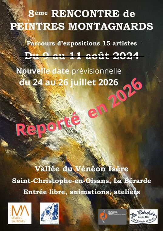 8ème rencontre de peintres montagnards_Saint-Christophe-en-Oisans