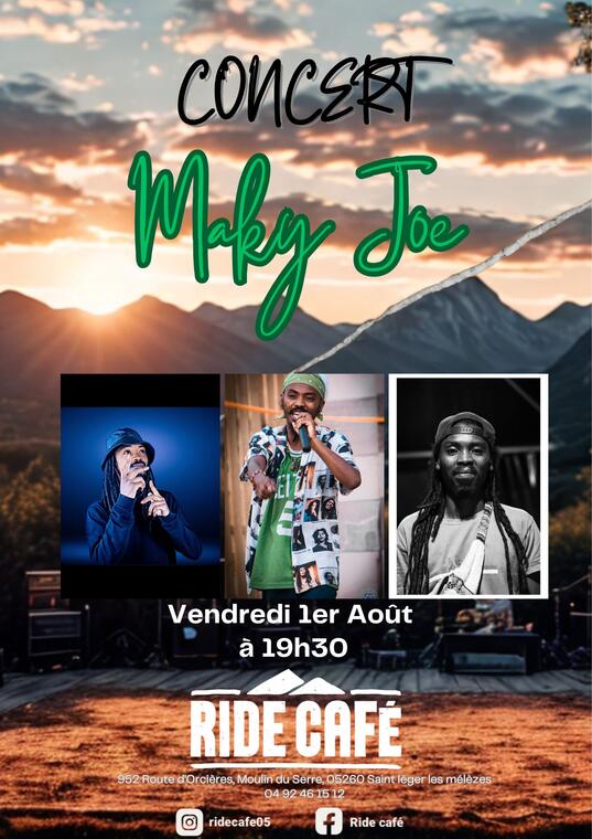 Concert Maky Joe_Saint-Léger-les-Mélèzes