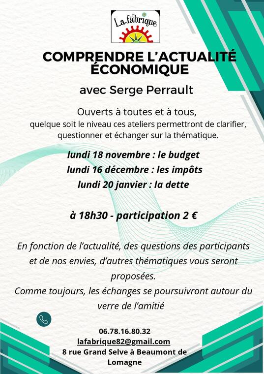 Comprendre l'actualité économique_Beaumont-de-Lomagne