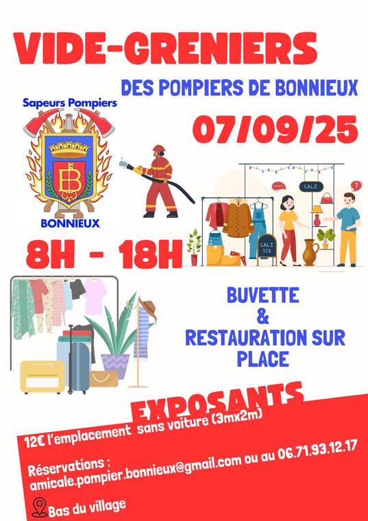 Vide-greniers des sapeurs pompiers de Bonnieux_Bonnieux