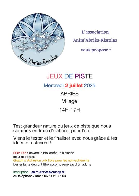 Jeux de piste_Abriès-Ristolas