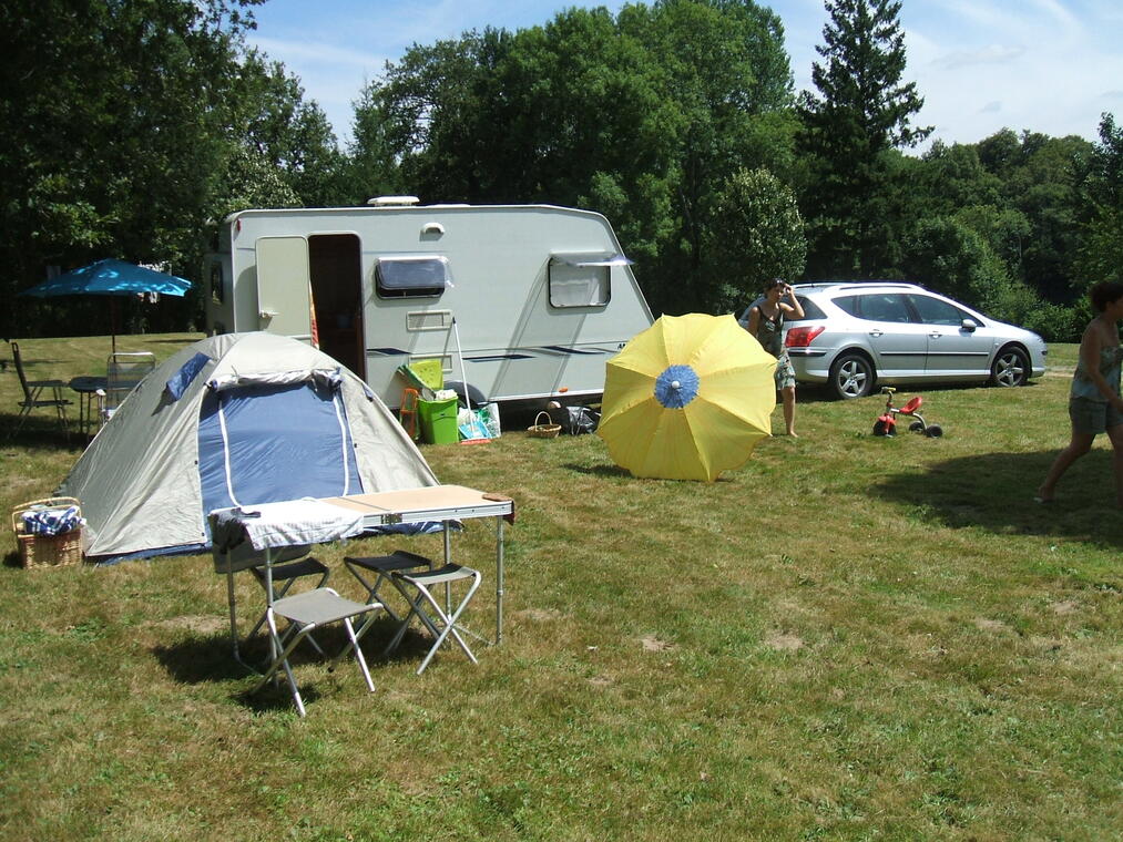 Emplacement de l'Aire Naturelle de camping