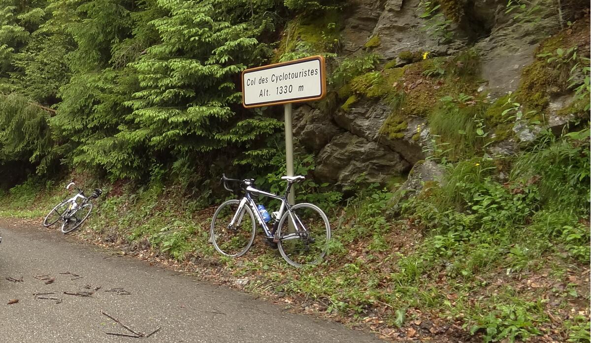 Faux col des cyclotouristes