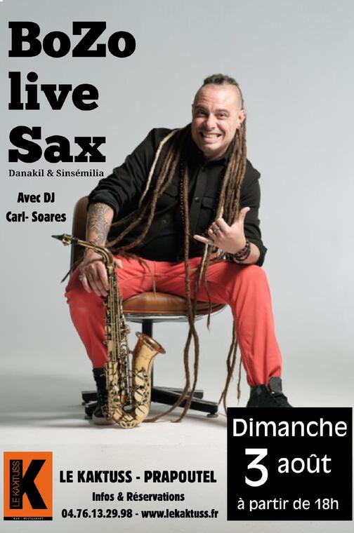 BoZo live Sax (Saxophonist de Danakil Et Sinsémilia)_Les Sept Laux Prapoutel
