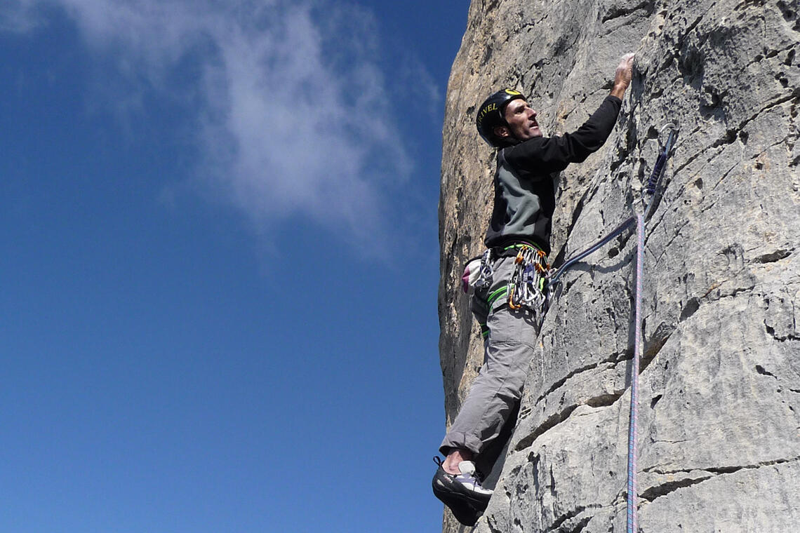 Escalade avec Eric Fossard