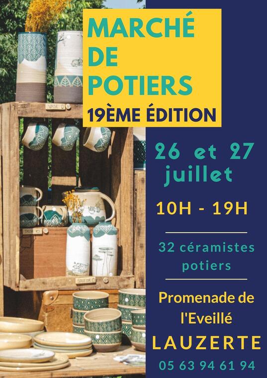 Marché des potiers de Lauzerte_Lauzerte