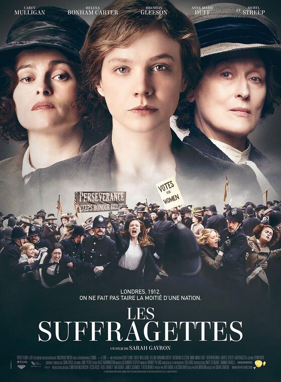 Affiche film "Les Sufragettes"