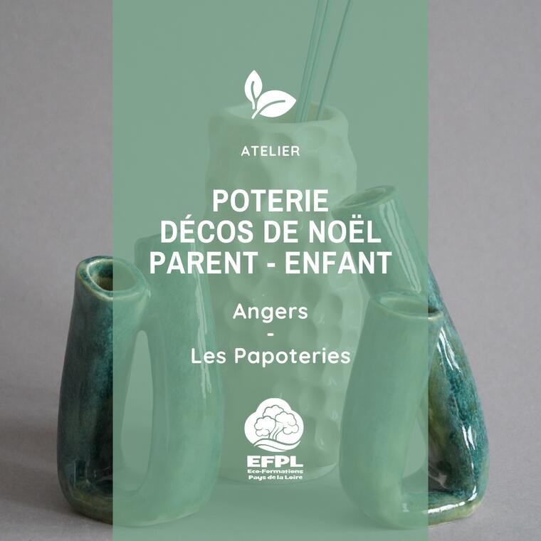 Poterie : décos de Noël