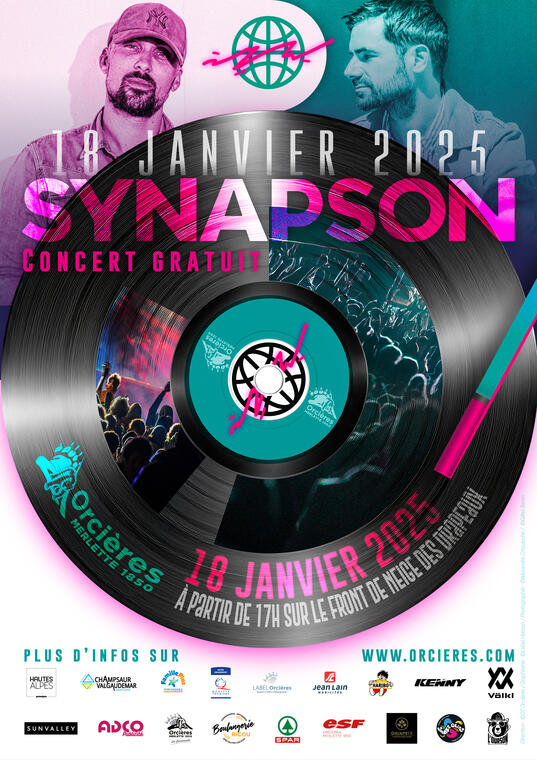 Synapson en concert à Orcières