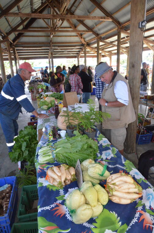Marché des palmiers de mwarhûu