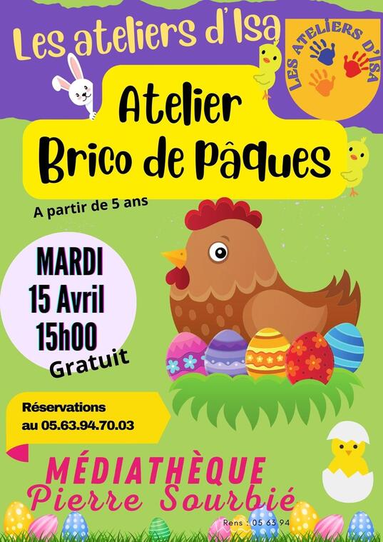 Les ateliers d'Isa "Brico de Pâques"_Lauzerte