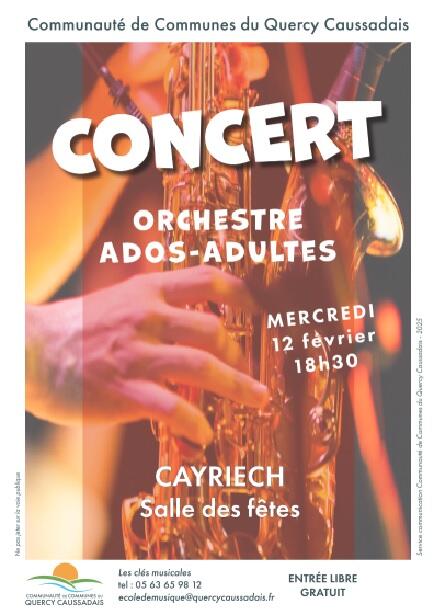 concert Orchestre Ecole de musique