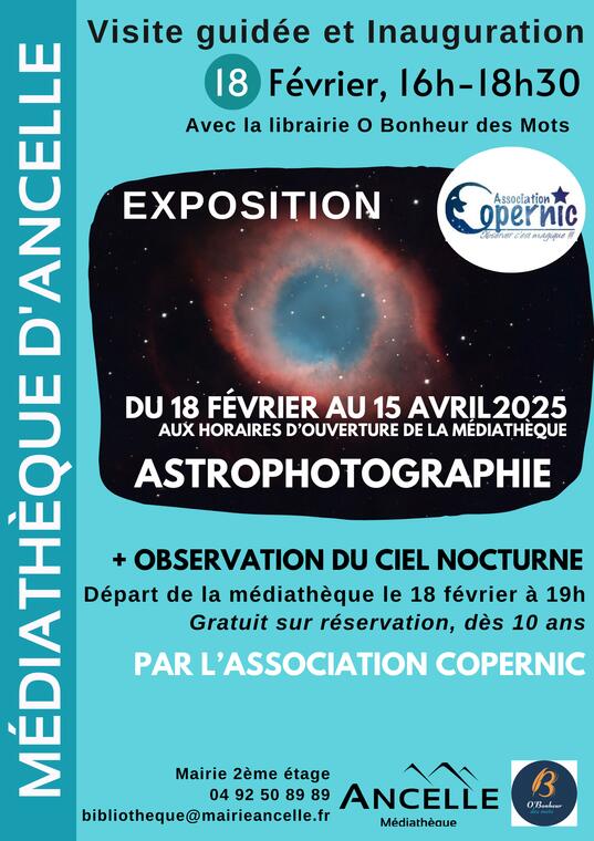 Exposition d'Astrophotographie avec Copernic