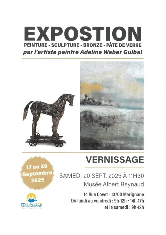Exposition de peintures et sculptures : Adeline Weber Guibal