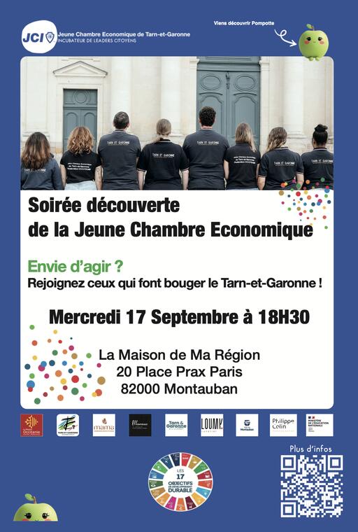 Soirée découverte de la Jeune Chambre Économique de Tarn-et-Garonne