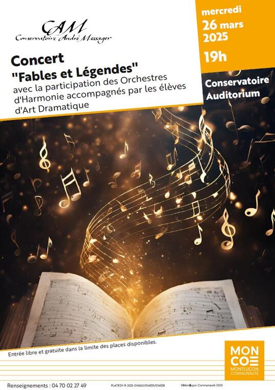 Concert : Fables et Légendes_Montluçon