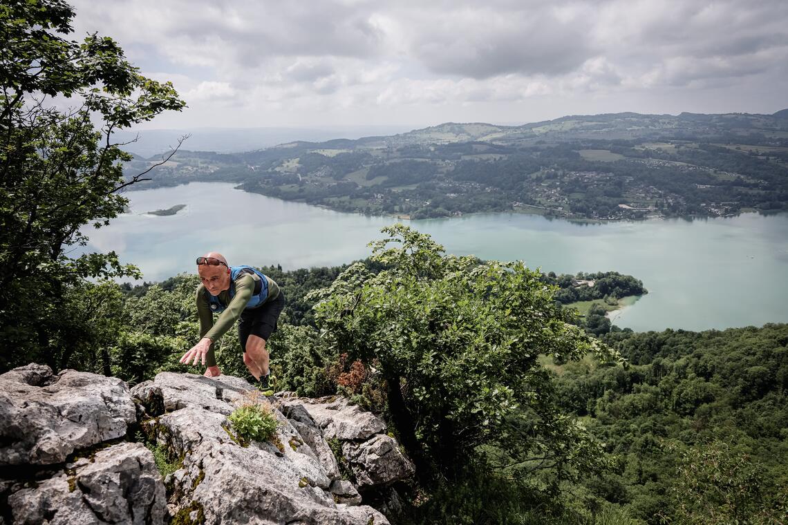 Trail tour du lac d'Aiguebelette par Gerbaix