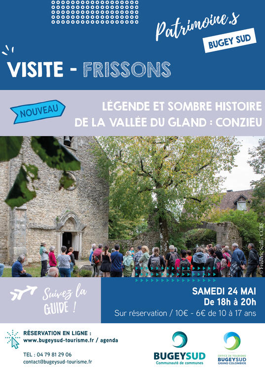 Visite frisson : Légende et sombre histoire de la vallée du Gland : Conzieu_Conzieu