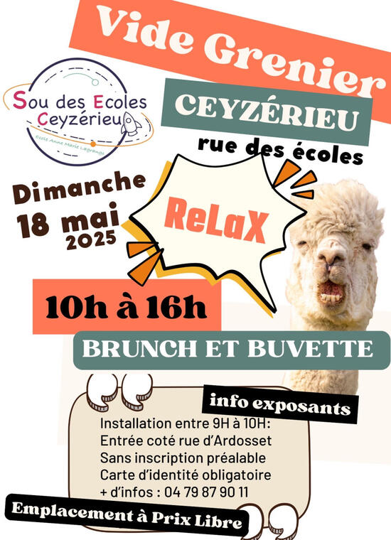 Vide grenier "Relax"_Ceyzérieu
