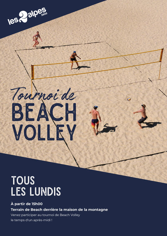 Tournoi de beach volley