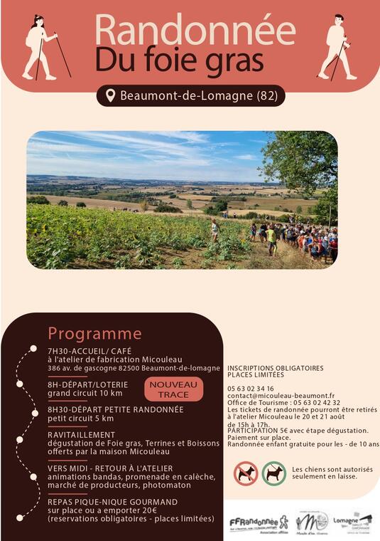 Randonnée du foie gras_Beaumont-de-Lomagne