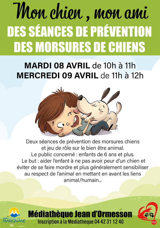 Séances de prévention des morsures de chiens
